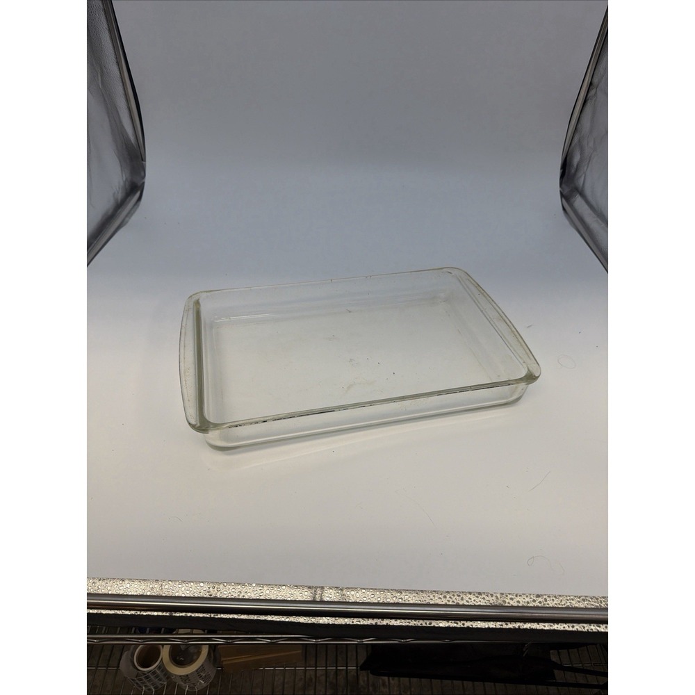 Vintage Pyrex #233 Clear Glass 13"x9x2" Baking Casserole Dish
